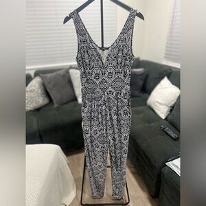 Ambiance Monochrome Geometric Jumpsuit